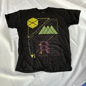 Bungie Destiny 2 Banner Geometric Tie Dye Men’s T-shirt Black US L 100% Cotton